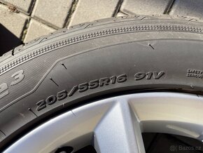 Alu kola Škoda 16" -6.5Jx16H2 ET46 s pneu Hankook - 7