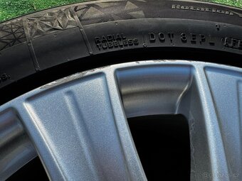 Originál alu kola Mercedes 5x112 R18 S-class zima - 7