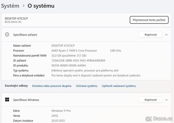 ☑️Herní PC RYZEN 5 7600,RTX 4070,32 GB DDR5,2 TB SSD - 7
