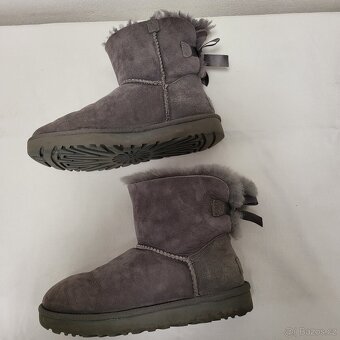UGG Mini Bailey Bow, šedé, zimní, č.37 - 7
