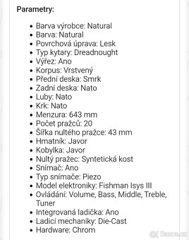 Elektroakustická kytara Fender Squier za super cenu 🎸 - 7