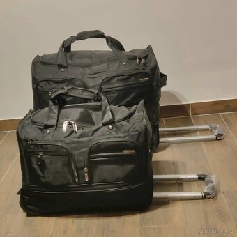 Cestovní taška s možností zvětšení objemu, kolečka - nové - 7