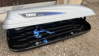THULE PACIFIC 600 STŘEŠNÍ BOX,RAKEV,TOP STAV,JAKO NOVÝ - 7