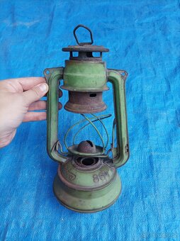 Stará petrolejová lampa Meva Czechoslovakia - 7
