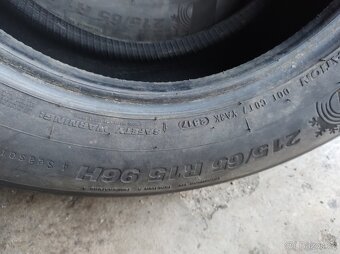 215/65 R15 M+S zimní pneu 2kusy vysoký vzorek 8mm - 7