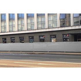 Stínící síť - tkanina na plot světle šedá Kataro - 7