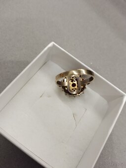 Český granát - prsten - 7