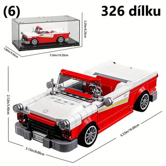 Stavebnice: 8 různých aut - 7