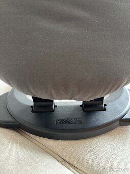 Stokke Steps Bouncer Herringbone Grey / Black Chassis - 7