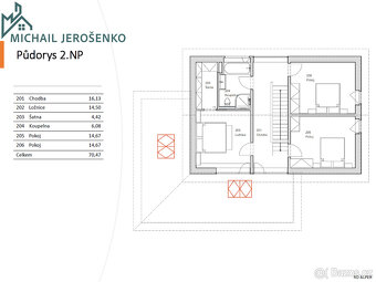 Prodej rodinného domu 198m2, pozemek 896m2, Čestlice - okr.  - 7