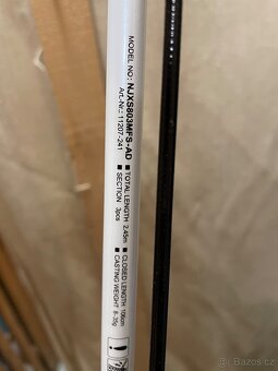 Kaprové pruty, přívlačový prut - 7