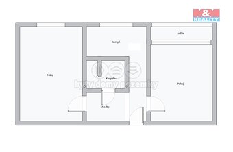 Pronájem bytu 2+1, 61 m², Chomutov, ul. Dřínovská - 7