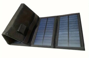 Skládací solární panel 35W, černý - NOVÝ - 7