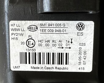Halogen vlevo 5M1941005G VW Golf 6 plus 2011 - 7