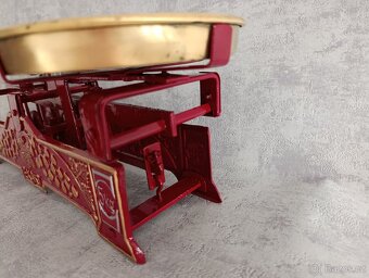 Staré 5kg dvoumiskové váhy EXAKT po renovaci. Puvodni misky - 7