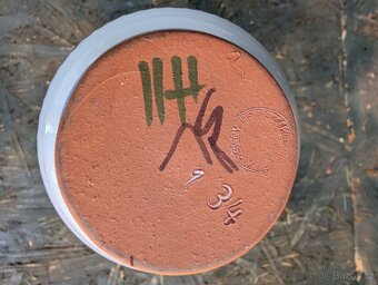 Retro váza, folklór, zn. Modra. - 7