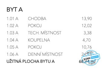 Prodej, byt 3+kk, 68 m2 - Olomouc - Hodolany, ev.č. 00555 - 7