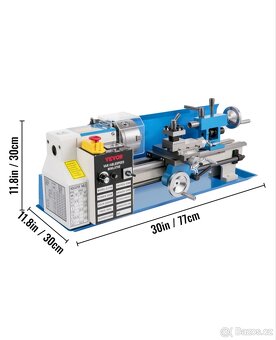 Soustruh stolní na kov 550w 180x350mm MiniSoustruh - 7