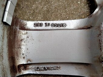 Alu kola Volkswagen, 6,5J x 16, 5x112, ET 38, letní pneu - 7