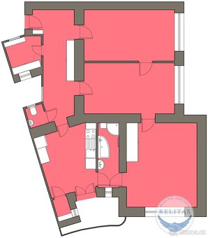 Byt 3+1/B, 96 m², Praha 10 - Vršovice - 7