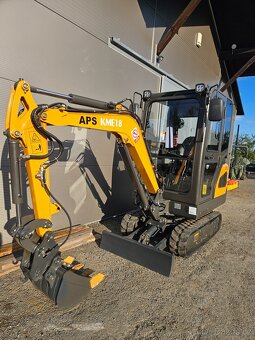 bagr, minibagr, motor Kubota - 7