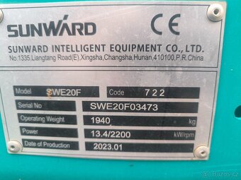 Minirypadlo Sunward SWE 20F - 7