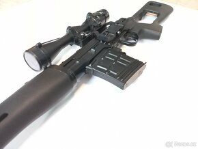Airsoft SVD Dragunov celokov 170 m/s + CO2 Upgrade - 7