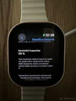 Apple watch ultra 2 cellular titanium cade Blue ocean band - 7