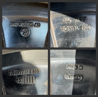 Origo kola VW 5x112 R19 - 7
