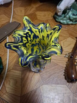 Váza hutní sklo - 7