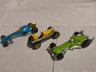 Autíčka,15 angličáků, kov, Hot wheels, Mattel, pěkné - 7
