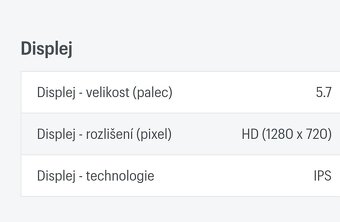 Mobilní telefon zn. "HONOR 7A" - jako nový - 7