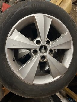 ALU škoda Octavia 3 letní 205/55 r16 Continental - 7