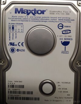 Hard disky HDD Ide - 7