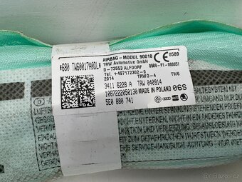 Stropní airbag pravý Škoda Octavia III 5E0880742 ,5E0880741 - 7