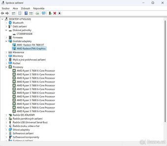 🖥️Herní PC RYZEN 5 7600,RX 7800XT 16GB,32 GB DDR5,2 TB SSD - 7