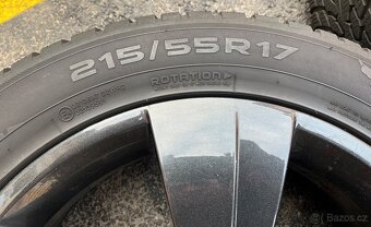 Alu kola 215/55/R17 originál škoda - 7