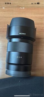 SONY E 24 mm f/1,8 Sonnar T objektiv - 7