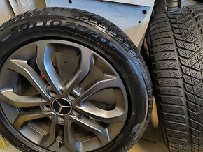 ALU kola Mercedes C 5x112 r17 Originál, Zimní 6mm+TPMS - 7