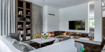 Exkluzivní prodej pozemku s výstavbou luxusní vily s garáží - 7