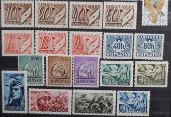 známky - Protektorát a Slovenský stát i jiné - 7