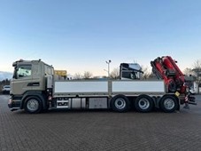 052 Scania R450L - 8x4 – Valník + HR-Fassi F 660 RA 2.28 HE - 7