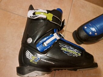 Dětské lyžařské boty, lyžáky, přezkáče vel. 22,5 - 7