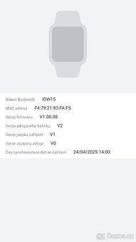 CHYTRÉ HODINKY IDW15 ČERNÉ A RŮŽOVÉ - ZÁNOVNÍ STAV - 7