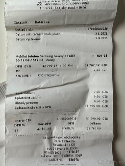 Samsung Z Fold 7 512 GB 12 GB 5G Černý - ZÁRUKA - 7