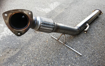 Volvo S60 I, S80 I, V70 II - 3" DOWNPIPE-nerez - 7