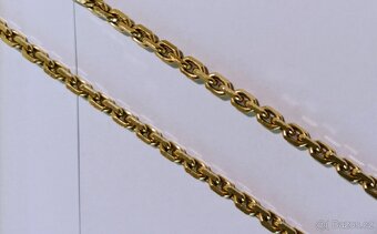 Zlatý řetízek 14k - 585/1000 - státní punc. - 7