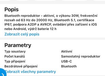 Prodám reproduktor Flip 6 Mar+in Garrix - 7