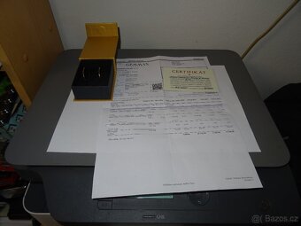 Zánovní (nové) zlaté náušnice kruhy - 7