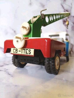 ITES Model auta Škoda 706 RT Jeřábový vůz na klíček TOP - 7